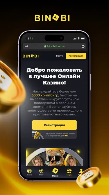 Binobi — вход в профиль и настройки безопасности на телефоне